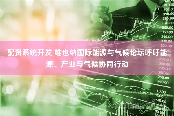 配资系统开发 维也纳国际能源与气候论坛呼吁能源、产业与气候协同行动